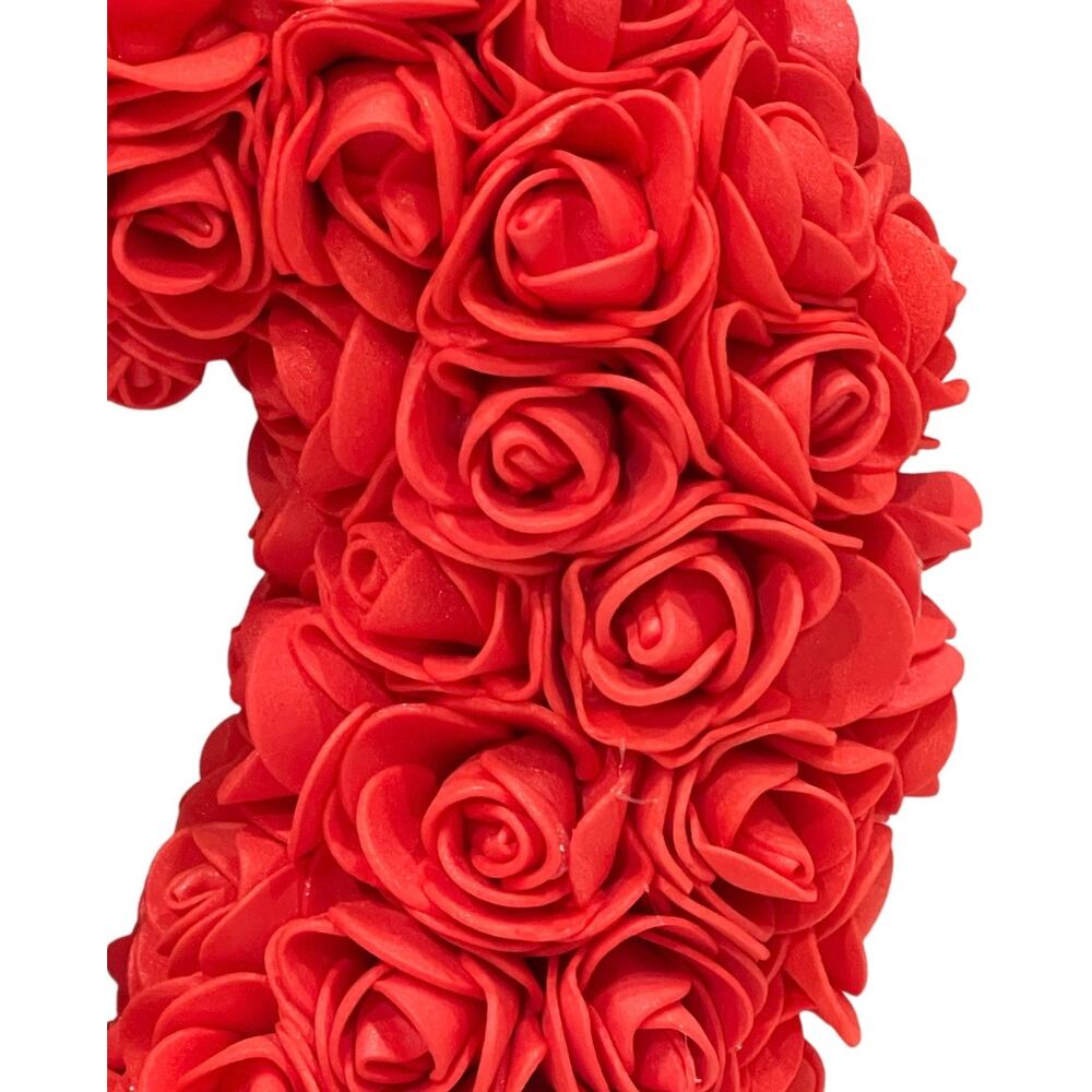 Handmade Valentine Heart From Roses - Picture 4 of 5